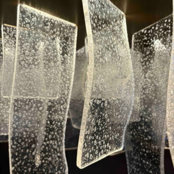 CHANDELIER – Luca Dini / Verre antique & Bulles