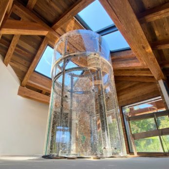 ELEVATOR CLADDING & RAILING – Combloux, France