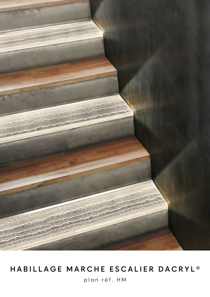 DACRYL - HABILLAGE MARCHE ESCALIER DACRYL®